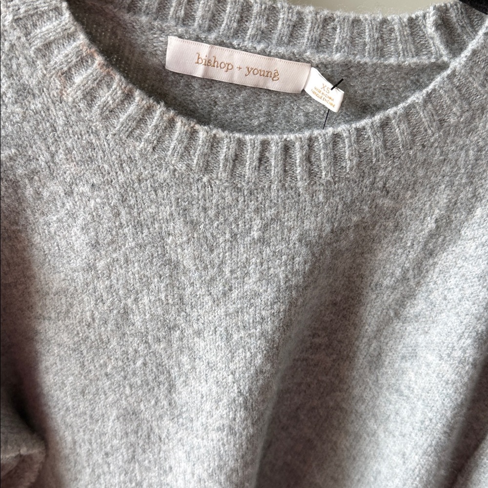 Bishop + Young Makenzie Fringe Pullover Sweater Oversized Size XS - Picture 5 of 7